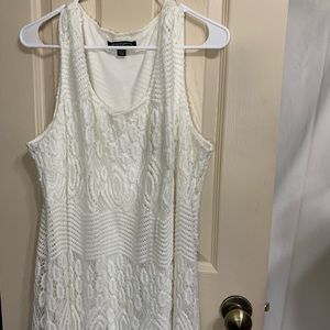 Antique White Lace Dress